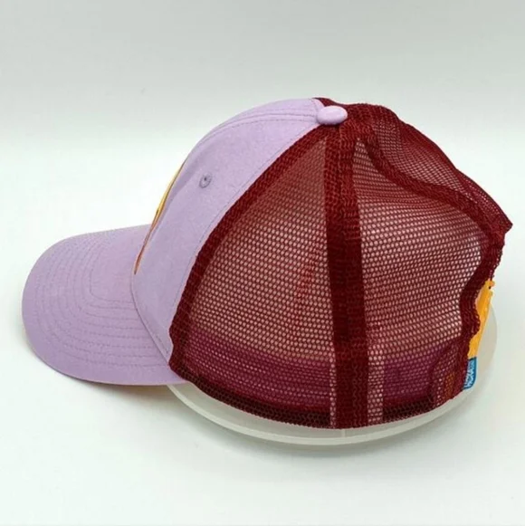 Hoka One One Trail Trucker Hat Purple Colorblock - Picture 2 of 6